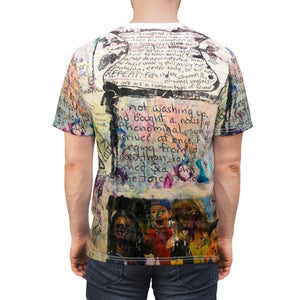 All Over Print Unique Wearable Art T-Shirt "Normie Prose"