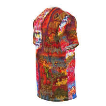 Load image into Gallery viewer, All Over Print Unique Wearable Art T-Shirt &quot;Vibrant Oddity&quot;

