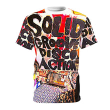 Load image into Gallery viewer, All Over Print Unique Wearable Art T-Shirt &quot;Solid Groove Disco Action&quot;
