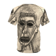 Load image into Gallery viewer, All Over Print Unique Wearable Art T-Shirt &quot;Glued To The Tube&quot;
