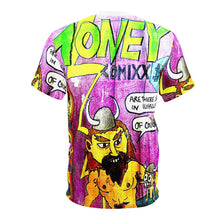 Load image into Gallery viewer, All Over Print Unique Wearable Art T-Shirt &quot;Money Comix&quot;
