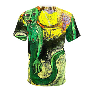All Over Print Unique Wearable Art T-Shirt "Babe Snake"