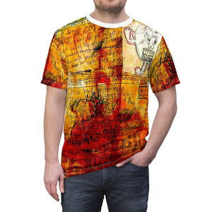 All Over Print Unique Wearable Art T-Shirt "Orangely Yours"