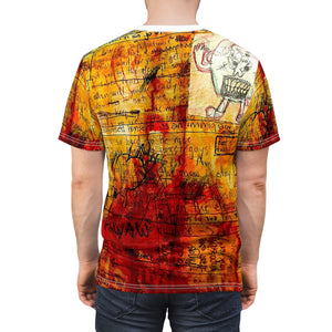All Over Print Unique Wearable Art T-Shirt "Orangely Yours"