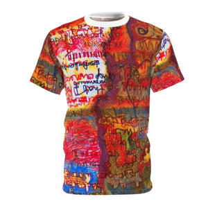 All Over Print Unique Wearable Art T-Shirt "Vibrant Oddity"