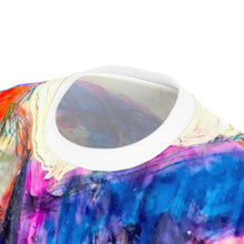 Load image into Gallery viewer, All Over Print Unique Wearable Art T-Shirt &quot;Neon Hyperflow&quot;
